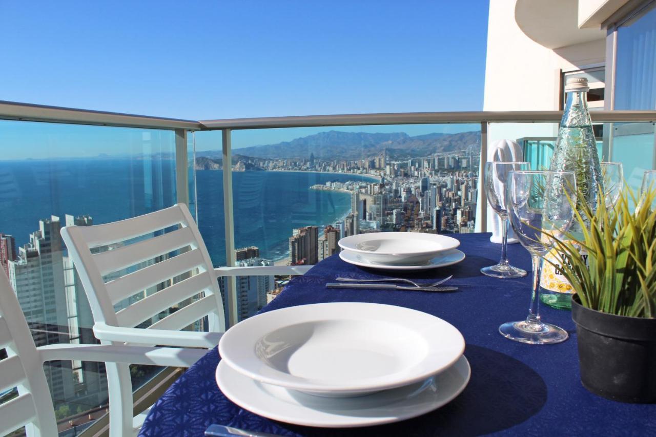 High Rise Apartment On The 39Th Floor With Private Terrace And Sea Views Benidorm Zewnętrze zdjęcie