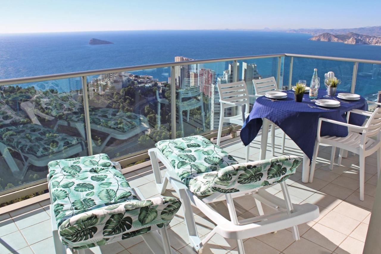 High Rise Apartment On The 39Th Floor With Private Terrace And Sea Views Benidorm Zewnętrze zdjęcie