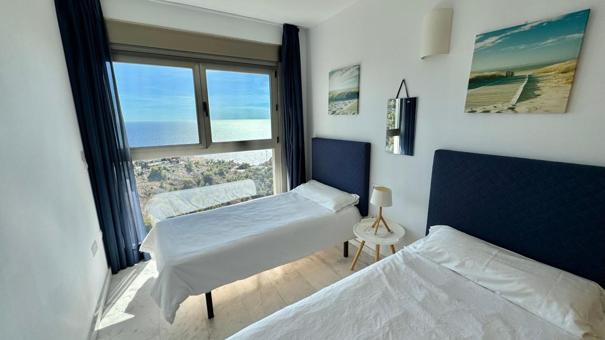 High Rise Apartment On The 39Th Floor With Private Terrace And Sea Views Benidorm Zewnętrze zdjęcie